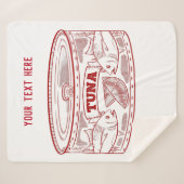 Thunfisch in einer Dose Sherpadecke (Vorderseite (Horizontal))