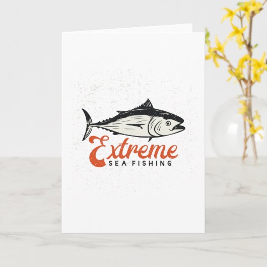 Thunfisch Karte (Gelbe Blume)