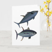 Thunfisch Karte (Gelbe Blume)