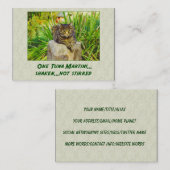 Thunfisch Martini Visitenkarte (Vorne/Hinten)