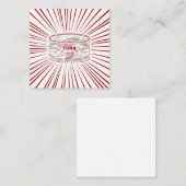 Thunfisch Mitteilungskarte (Vorne/Hinten)