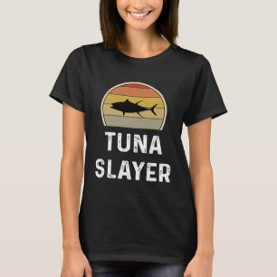 Thunfisch Mörder Angeln Fischer Retro Fisch T-Shirt