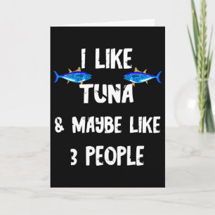 Thunfisch Raubfisch Thunfischbox Lustiger Thunfisc Karte