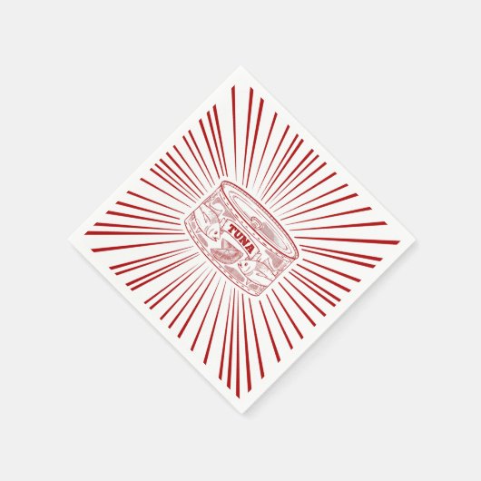 Thunfisch Serviette (Ecke)