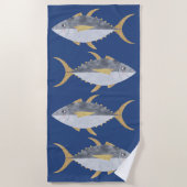 Thunfisch Strandtuch (Vorderseite)