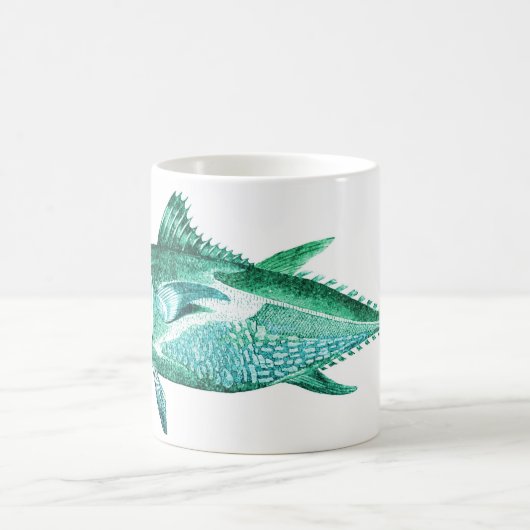 Thunfisch-Tasse Kaffeetasse (Mittel)
