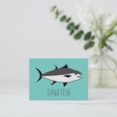 Thunfisch Visitenkarte (Stehend Vorderseite)