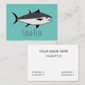 Thunfisch Visitenkarte (Vorne/Hinten)