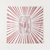 Thunfisch Wandteppich (Vorderseite (Horizontal))