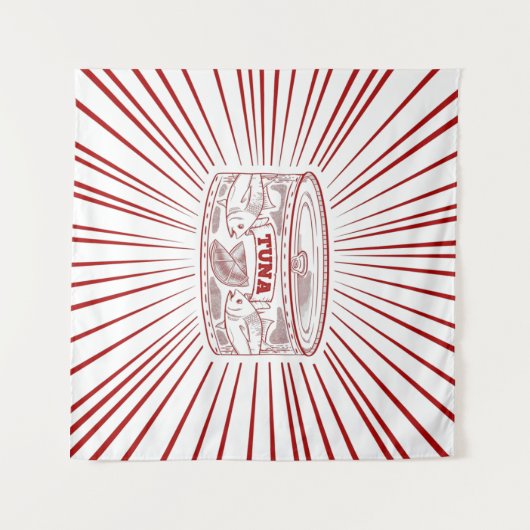 Thunfisch Wandteppich (Vorderseite (Horizontal))