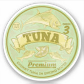 Thunfisch zum Pop von Dosenfisch Aufkleber (Vorderseite)