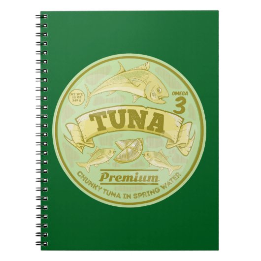 Thunfisch zum Pop von Dosenfisch Notizblock (Vorderseite)