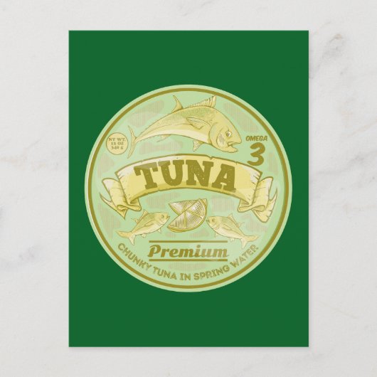 Thunfisch zum Pop von Dosenfisch Postkarte (Vorderseite)