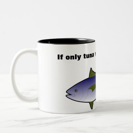 Thunfisch Zweifarbige Tasse (Links)