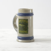 Thunfischfang Bierglas (Vorderseite Links)
