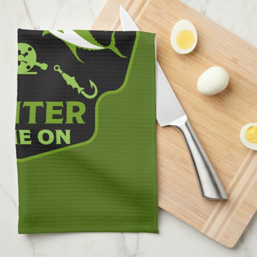 Thunfischfang Geschirrtuch (Viertel Falte)