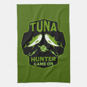 Thunfischfang Geschirrtuch (Vertikal)