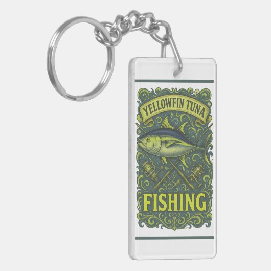 Thunfischfang Schlüsselanhänger (Vorderseite links)