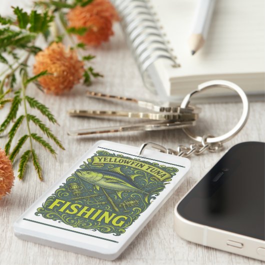 Thunfischfang Schlüsselanhänger (Vorderseite rechts)