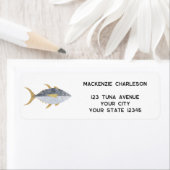 Thunfischfisch-Rücksendeadresse (Insitu)