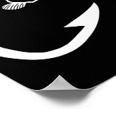 Thunfischhaken Minimal Fisher Man Fishing Lover Poster (Ecke)