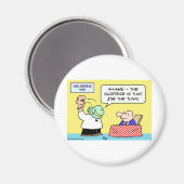 Thunfischüberraschung Ich bin Kellner Magnet (Vorderseite/Rückseite)