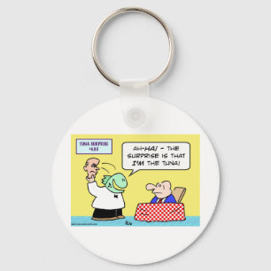 Thunfischüberraschung Ich bin Kellner Schlüsselanhänger