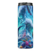 Thunfischwelle: Boot, Sturm, Power im Ozean Thermosbecher (Rückseite)