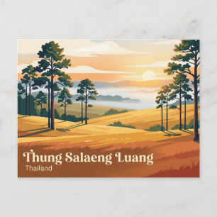 Thung Salaeng Luang Nationalpark Thailand Postkarte