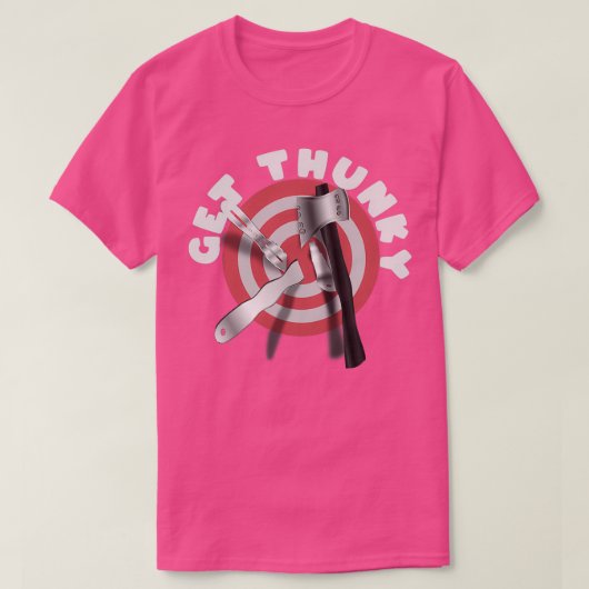 THUNKY Tree Stump Impalement Target Classic TS T-Shirt (Design vorne)