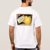 Thurber Birnen - Vintages Fruchtkäfigetikett T-Shirt (Rückseite)