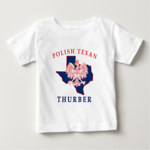 Thurber Polish Texan Baby T-shirt