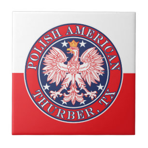 Thurber Texas Polnischer Adler Fliese