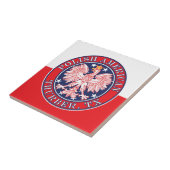 Thurber Texas Polnischer Adler Fliese (Seite)
