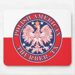 Thurber Texas Polnischer Adler Mousepad