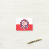 Thurber Texas Polnischer Adler Post-it Klebezettel (Auf Schreibtisch)