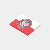 Thurber Texas Polnischer Adler Post-it Klebezettel (angewinkelt)