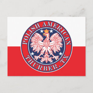 Thurber Texas Polnischer Adler Postkarte