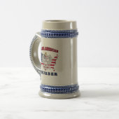 Thurber Texas Polnischer Amerikaner Bierglas (Vorderseite Links)