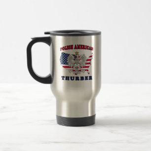 Thurber Texas Polnischer Amerikaner Reisebecher