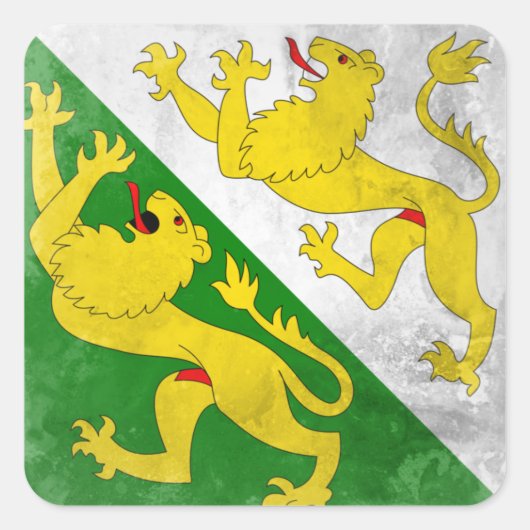 Thurgau Quadratischer Aufkleber (Vorderseite)