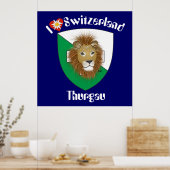 Thurgau Schweiz Schweiz Poster (Küche)