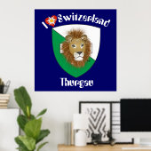 Thurgau Schweiz Schweiz Poster (Heimbüro)