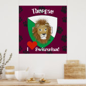 Thurgau Schweiz Schweiz Poster (Küche)