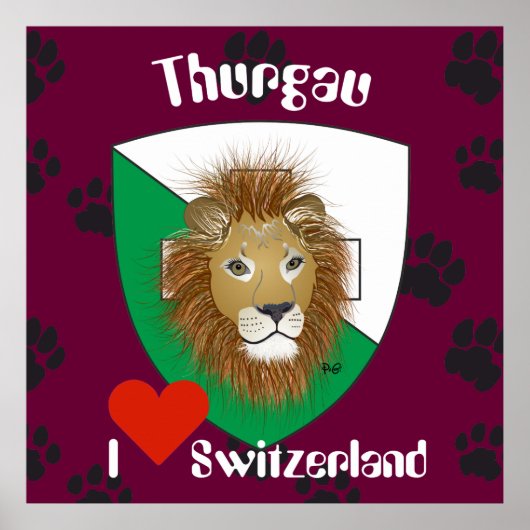 Thurgau Schweiz Schweiz Poster (Vorne)
