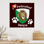 Thurgau Schweiz Schweiz Poster (Küche)