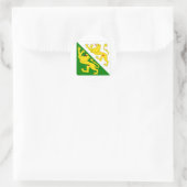 Thurgauer Flagge Runder Aufkleber (Tasche)