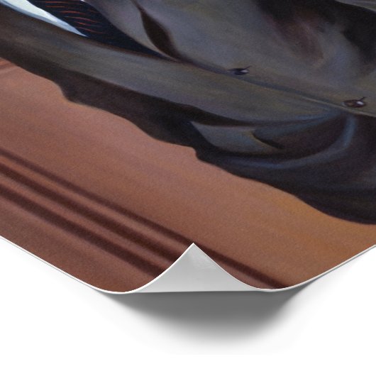 Thurgood Marshall Portrait by Betsy Graves Reyneau Poster (Ecke)