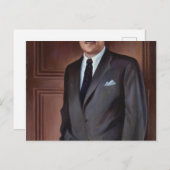 Thurgood Marshall Portrait by Betsy Graves Reyneau Postkarte (Vorne/Hinten)