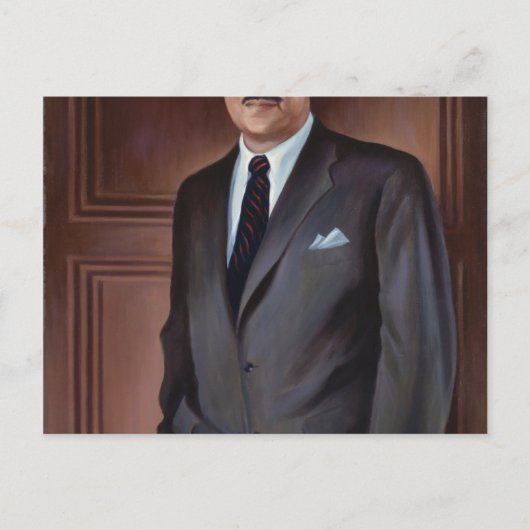Thurgood Marshall Portrait by Betsy Graves Reyneau Postkarte (Vorderseite)